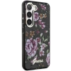 Etui Guess Flower Collection na Samsung Galaxy S23+ - czarne