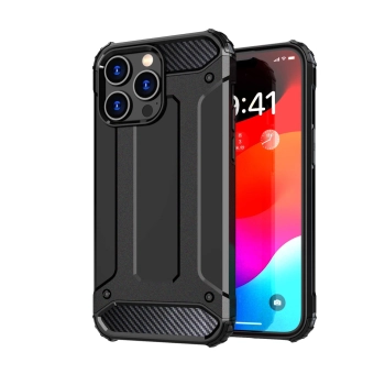 Pancerne etui do iPhone 15 Pro Max Hybrid Armor - niebieski