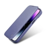 iCarer CE Premium Leather Folio Case skórzane etui iPhone 14 Plus z klapką magnetyczne MagSafe jasnofioletowy (WMI14220715-LP)
