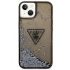 Etui Guess Liquid Glitter Palm Collection na iPhone 14 Plus - czarne