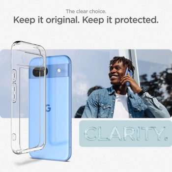 Etui Spigen Ultra Hybrid na Google Pixel 8A - przezroczyste