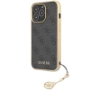Etui Guess 4G Charms Collection na iPhone 14 Pro Max - szare