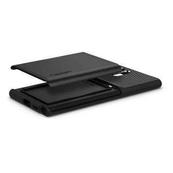 Etui Spigen Slim Armor CS na Samsung Galaxy S22 Ultra - czarne