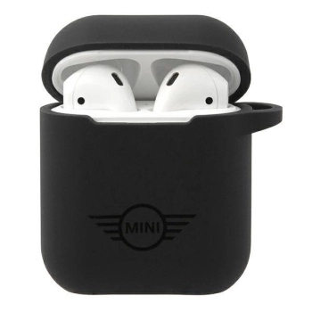 Etui Mini Morris Silicone Collection na AirPods 1/2 - czarne