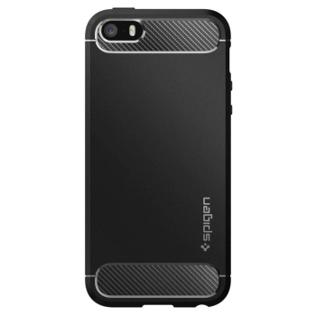 Etui Spigen Rugged Armor na iPhone 5S / SE - czarne