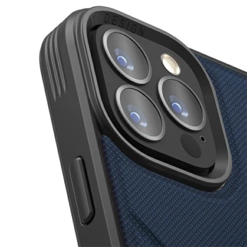 Etui UNIQ Transforma Magclick Charging na iPhone 14 Pro - niebieskie
