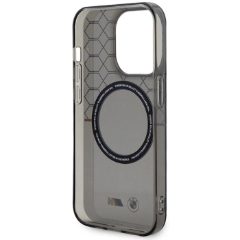 Etui BMW Pattern MagSafe na iPhone 15 Pro Max - szare