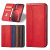 Magnet Fancy Case etui do iPhone 13 Pro Max pokrowiec portfel na karty kartę podstawka czerwony