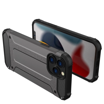 Hybrid Armor etui iPhone 14 Pro pancerny hybrydowy pokrowiec niebieskie