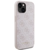 Etui Guess 4G Metal Gold Logo na iPhone 15 Plus - różowe
