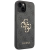 Etui Guess 4G Big Metal Logo na iPhone 15 - szare
