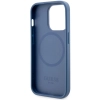 Etui Guess 4G Printed Stripes MagSafe na iPhone 14 Pro Max - niebieskie