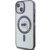 Etui Karl Lagerfeld IML Karl's Head MagSafe do iPhone 15 Plus - przezroczyste