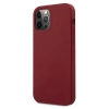 Etui Mini Morris Silicone Tone On Tone na iPhone 12 / iPhone 12 Pro - czerwone