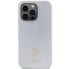 Etui Guess Strass Metal Logo na iPhone 15 Pro - srebrne