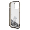 Etui Karl Lagerfeld Liquid Glitter Choupette na iPhone 13 Pro / 13 - przezroczyste