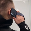 Rope Case silikonowe etui ze smyczą torebka smycz pasek do Samsung Galaxy A33 5G czarny