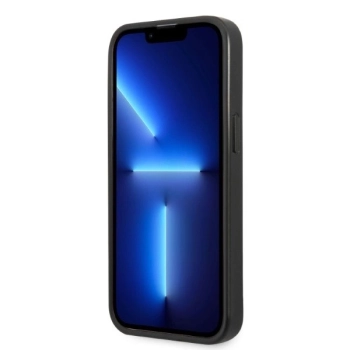 Etui Karl Lagerfeld Saffiano Plaque na iPhone 13 Pro Max - czarne