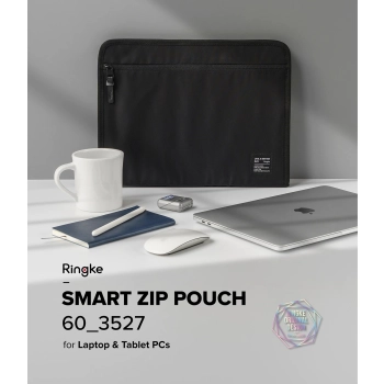 Pokrowiec Ringke Smart Zip Pouch na laptopa do 13'' z podstawką - granatowy