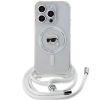 Etui Karl Lagerfeld Crossbody IML Karl Head MagSafe na iPhone 15 Pro - przezroczyste