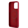 Etui Karl Lagerfeld Silicone Karl&Choupette Ring MagSafe na iPhone 15 Pro Max - czerwone