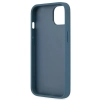 Etui Guess 4G Big Metal Logo na iPhone 13 mini - niebieskie