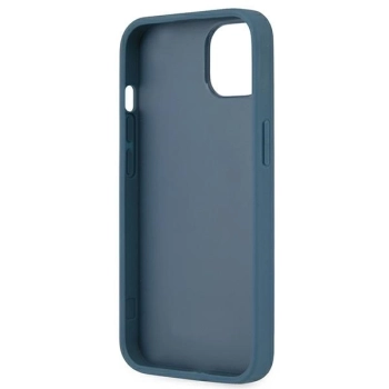 Etui Guess 4G Big Metal Logo na iPhone 13 mini - niebieskie