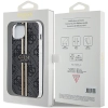 Etui Guess IML 4G Gold Stripe na iPhone 15 / 14 / 13 - czarne