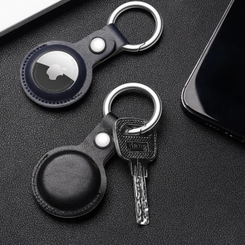 Dux Ducis zestaw 4x silikonowe etui brelok zawieszka case do lokalizatora Apple AirTag (4 kolory: czarny, zielony, różowy, niebieski)