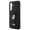Etui Karl Lagerfeld Gripstand Saffiano Karl&Choupette Pins na Samsung Galaxy S23 FE - czarne
