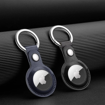 Dux Ducis zestaw 4x silikonowe etui brelok zawieszka case do lokalizatora Apple AirTag (4 kolory: czarny, zielony, różowy, niebieski)