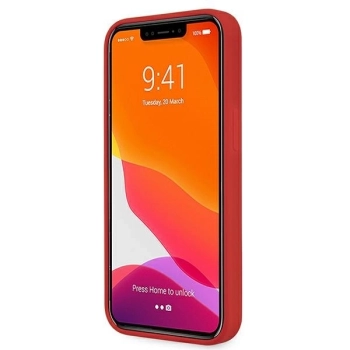 Etui Ferrari Silicone na iPhone 13 mini - czerwone