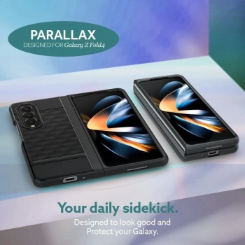 Etui Caseology Parallax na Samsung Galaxy Z Fold 5 - czarny mat