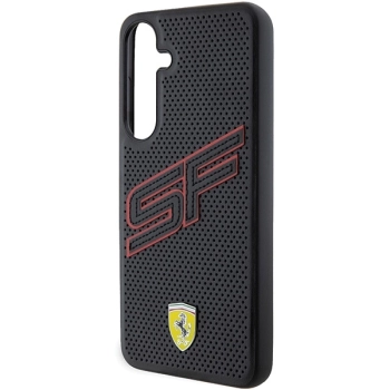 Etui Ferrari Big SF Perforated na Samsung Galaxy S24 - czarne
