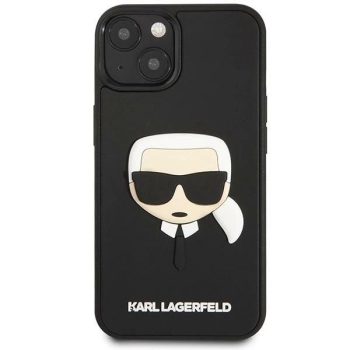 Etui Karl Lagerfeld 3D Rubber Karl's Head na iPhone 14 Plus - czarne