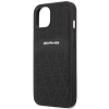 Etui AMG Leather Curved Lines na iPhone 13 - czarne