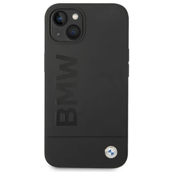 Etui BMW Silicone Signature Logo MagSafe na iPhone 14 Plus - czarne