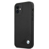 Etui BMW Leather Deboss na iPhone 12 mini - czarne