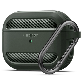 Etui Spigen Rugged Armor na Apple AirPods Pro 1 - zielone