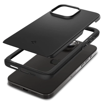 Etui Spigen Thin Fit na iPhone 15 Pro - czarne