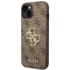 Etui Guess 4G Big Metal Logo na iPhone 14 - brązowe