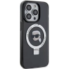 Etui Karl Lagerfeld Ring Stand Karl Head MagSafe do iPhone 15 Pro Max - czarne