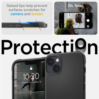 Etui Spigen Rugged Armor Mag z MagSafe na iPhone 14 - czarny mat