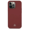 Etui Mercedes Silicone Line na iPhone 13 Pro Max - czerwone