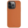 Etui UNIQ Lino Hue Magclick Charging do iPhone 15 Pro - pomarańczowe