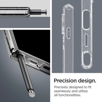 Etui Spigen Liquid Crystal na Samsung Galaxy S24 Ultra - przezroczysto-brokatowe