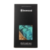Etui z drewna i żywicy na iPhone 15 Pro Bewood Unique Turquoise - turkusowo-czarne