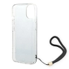 Etui Guess 4G Print Strap na iPhone 14 - czarne