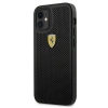Etui Ferrari On Track Perforated na iPhone 12 mini - czarne