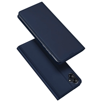 Dux Ducis Skin Pro etui do Samsung Galaxy A04e pokrowiec z klapką portfel na kartę podstawka niebieskie